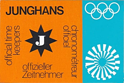 Junghans Olympic 1972 NOS - Calibro Manifattura - Edizione Speciale Olimpiadi Monaco