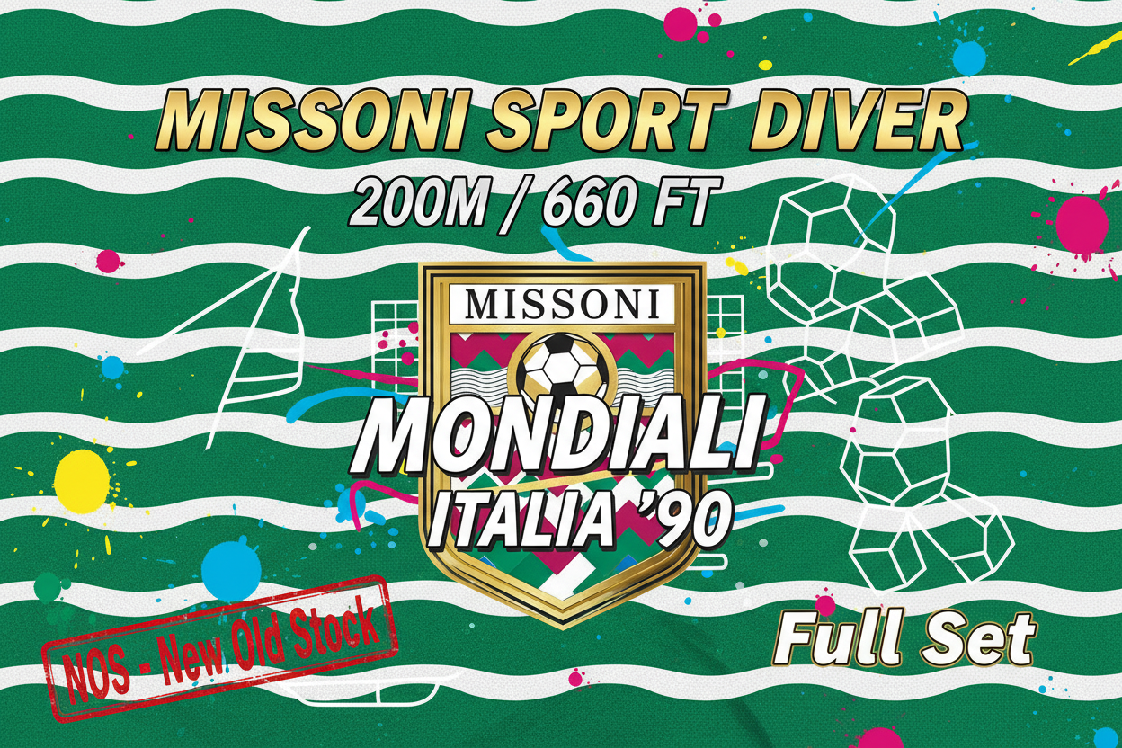 Banner Missoni Sport Diver Mondiali Italia 90