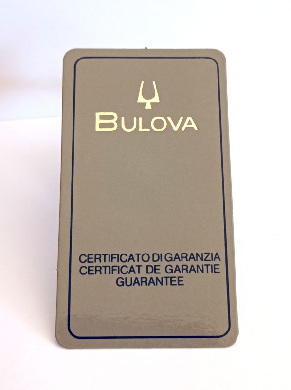 Bulova Diamond Vintage Orologio Nuovo NOS New