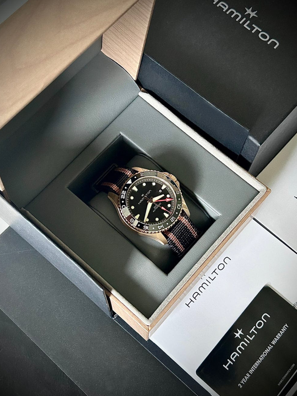 Hamilton Khaki Navy Scuba GMT Automatic 43mm – Cassa Bronzo | Nuovo Full Set