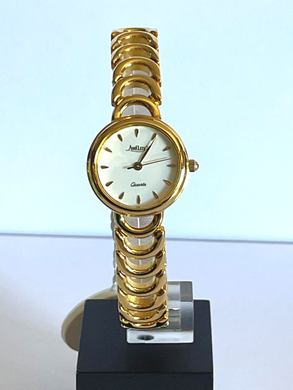 Loreleix Orologio Vintage Donna Anni '80 Placcato Oro NOS Full Set