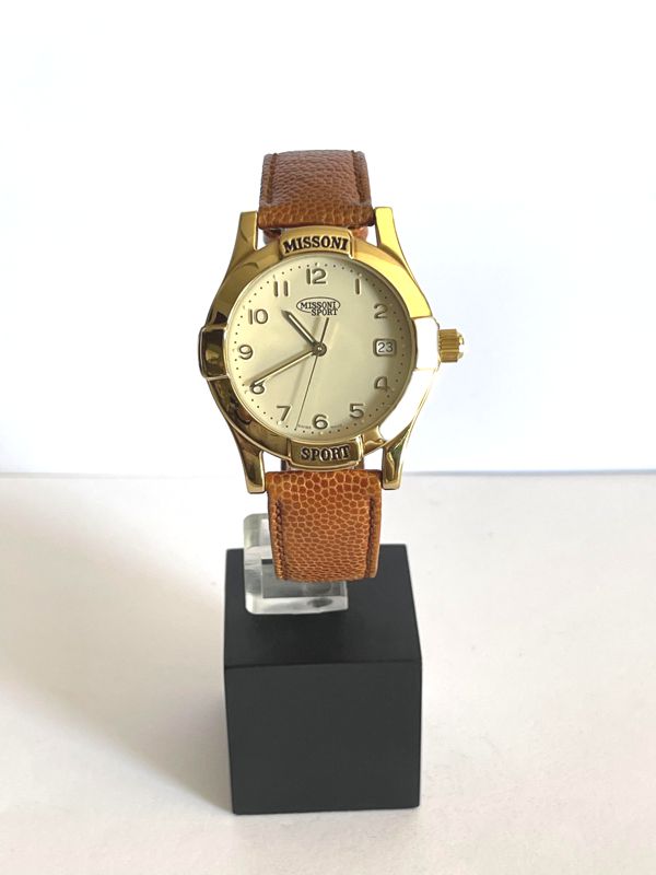 Missoni Sport Gold Dial NOS Nuovo Vintage Full Set