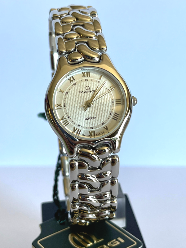 Margi Orologio Donna Vintage Anni '90 NOS - Bijoux Fashion con Scatola Originale