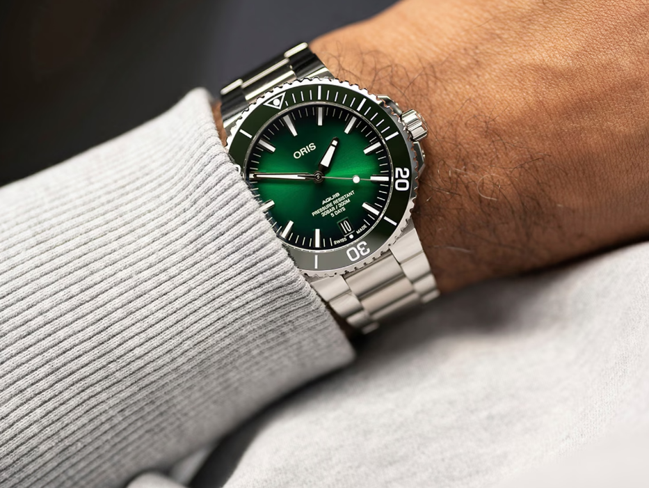 Oris Aquis Green Calibro 400 Nuovo Full Set