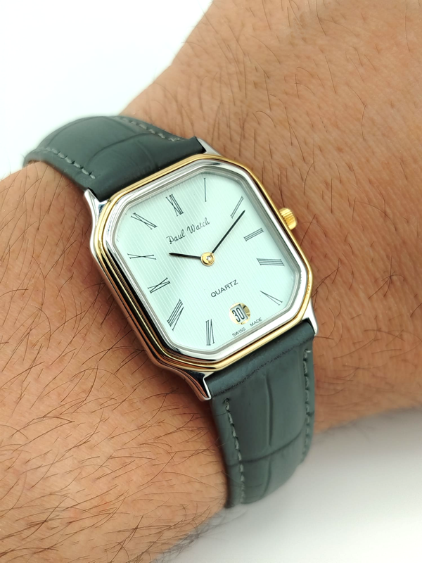 Paul Watch cioccolatino Swiss Vintage anni 90' Nuovo NOS