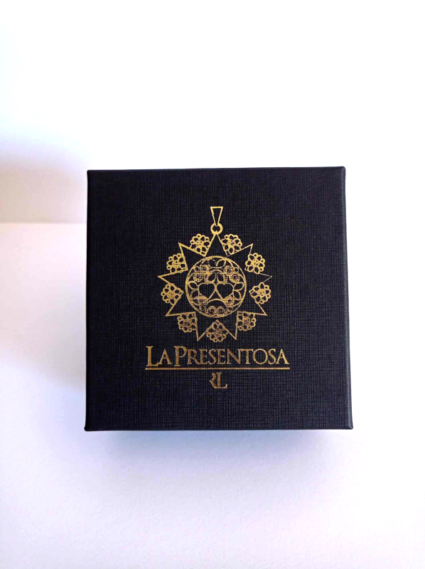 Presentosa 2 cuori realizzato in ORO Giallo 18kt