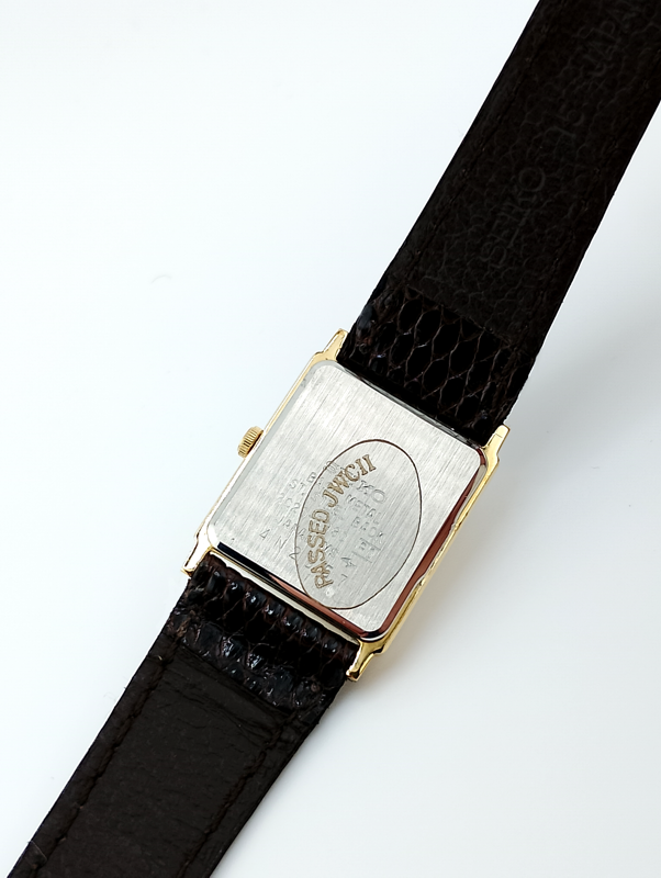 Seiko Tank Mini Vintage Women's 1980s New NOS