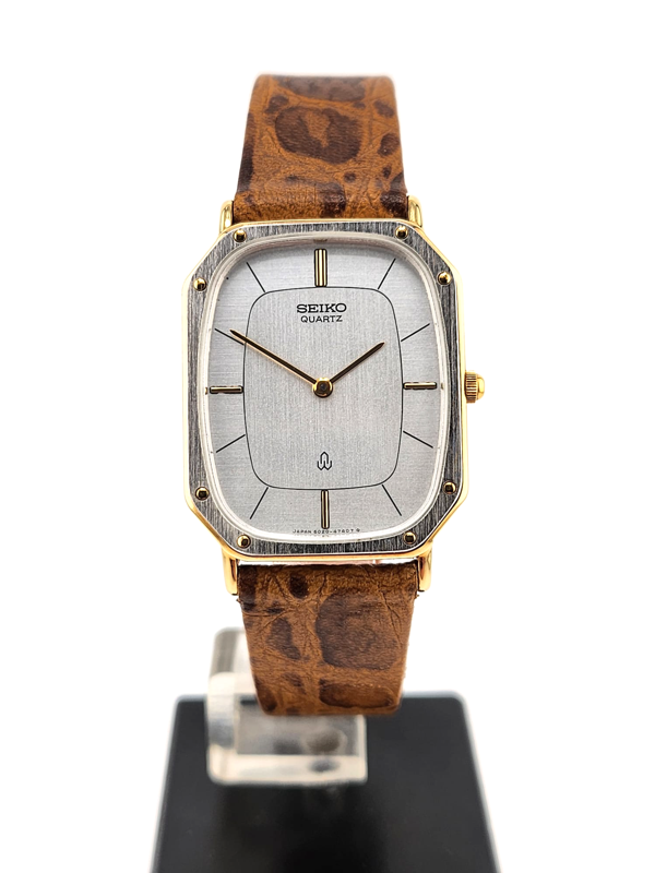 Seiko Tank Vintage anni '80 Rare NUOVO NOS