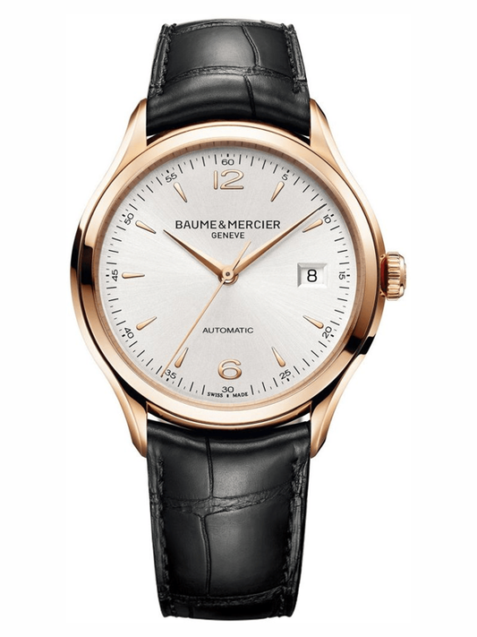 Baume & Mercier Clifton Automatic — Oro Rosso 18kt & Cinturino Pelle | Nuovo con Scatola Ufficiale