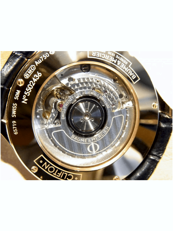 Baume & Mercier Clifton Automatic — Oro Rosso 18kt & Cinturino Pelle | Nuovo con Scatola Ufficiale