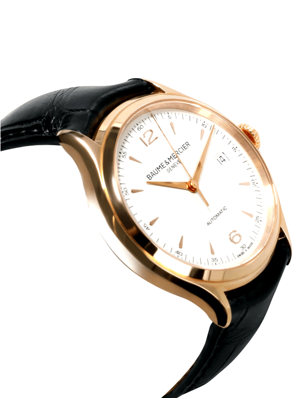 Baume & Mercier Clifton Automatic — Oro Rosso 18kt & Cinturino Pelle | Nuovo con Scatola Ufficiale