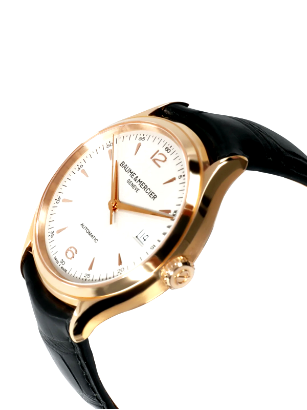 Baume & Mercier Clifton Automatic — Oro Rosso 18kt & Cinturino Pelle | Nuovo con Scatola Ufficiale