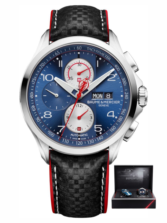 Baume & Mercier Clifton Shelby Cobra Edition — Cronografo Automatico Valjoux 7750 | Confezione Speciale