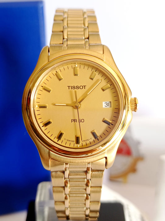 Tissot PR50 Gold anni 90' Nuovo NOS Donna Full Set