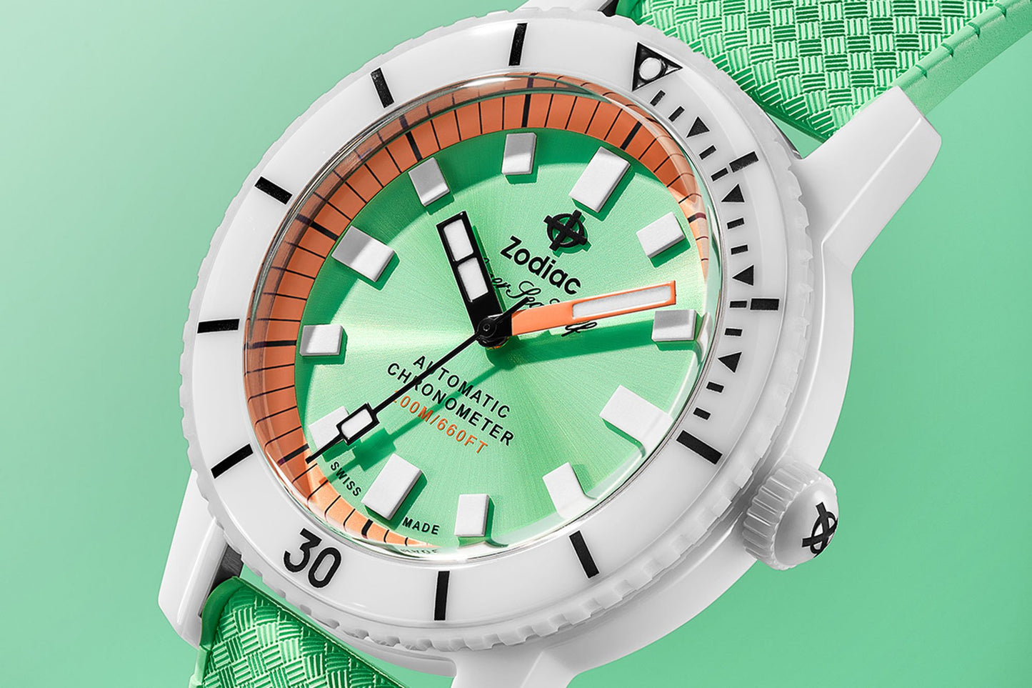 ZODIAC SUPER SEA WOLF CERAMIC COMPRESSION DIVER AUTOMATICO NUOVO