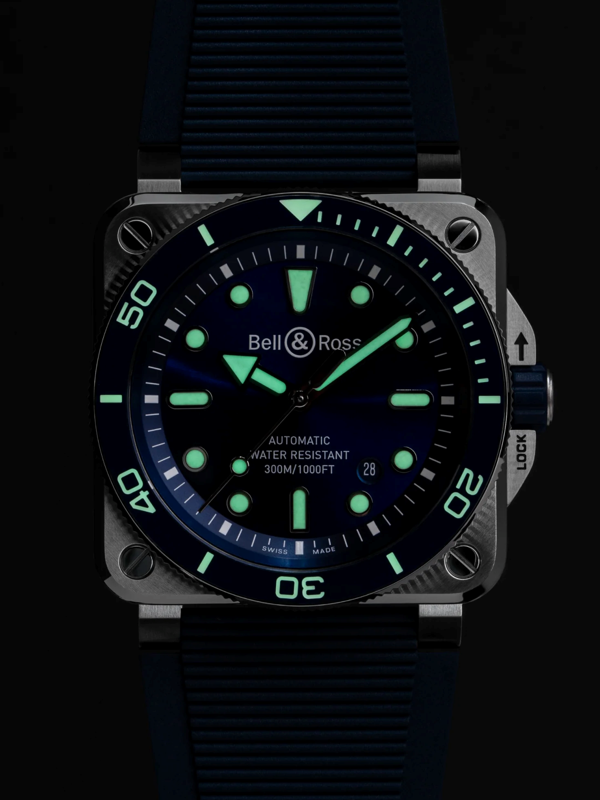 Bell & Ross BR-03 Diver Blue Steel 42mm - Orologio Subacqueo Nuovo