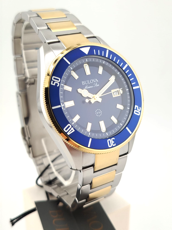 Bulova Marine Star Sport — Diver Blu 200m Nuovo