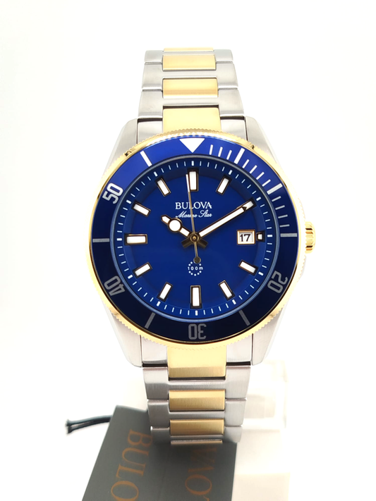 Bulova Marine Star Sport — Diver Blu 200m Nuovo