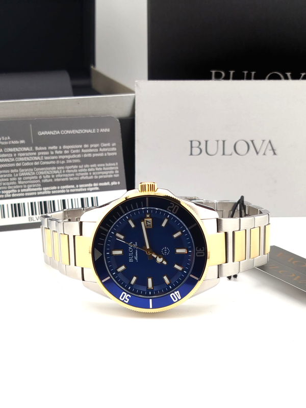 Bulova Marine Star Sport — Diver Blu 200m Nuovo
