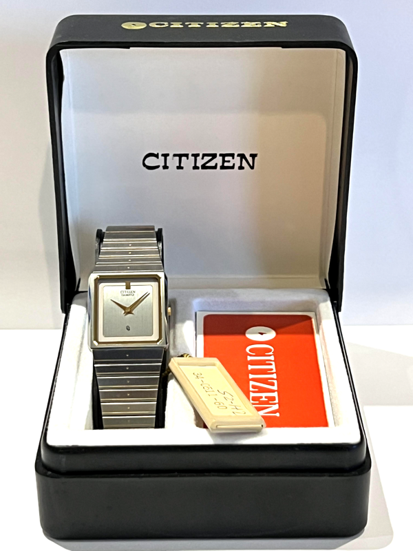 Citizen Vintage anni 80' acciaio NOS New man vintage watch Nuovo