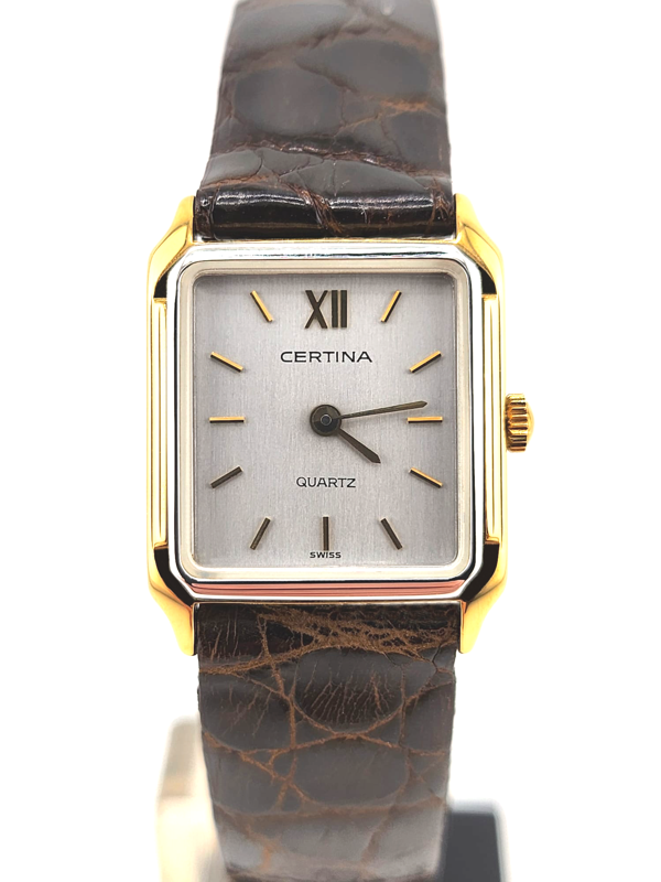 Certina Tank mini Vintage donna anni 70' NOS Nuovo Full Set