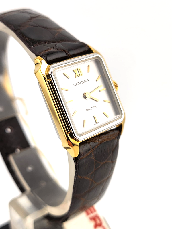 Certina Tank mini Vintage donna anni 70' NOS Nuovo Full Set