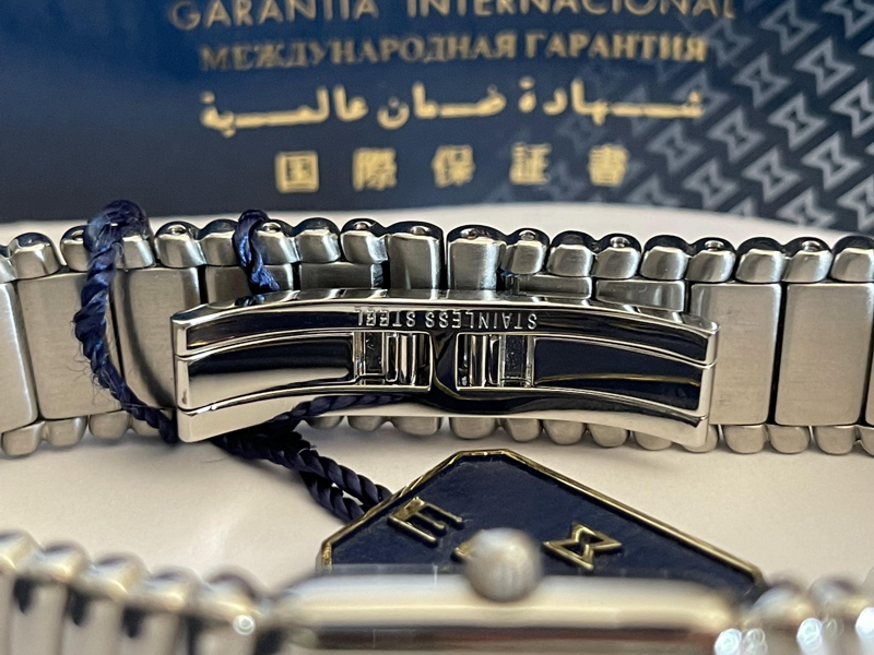 Edox Les Auges Lady acciaio NUOVO NEW FULL SET