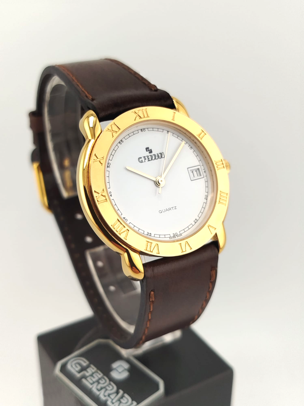 G.FERRARI Vintage Anni 80' NOS con Scatola Originale - Swiss Made