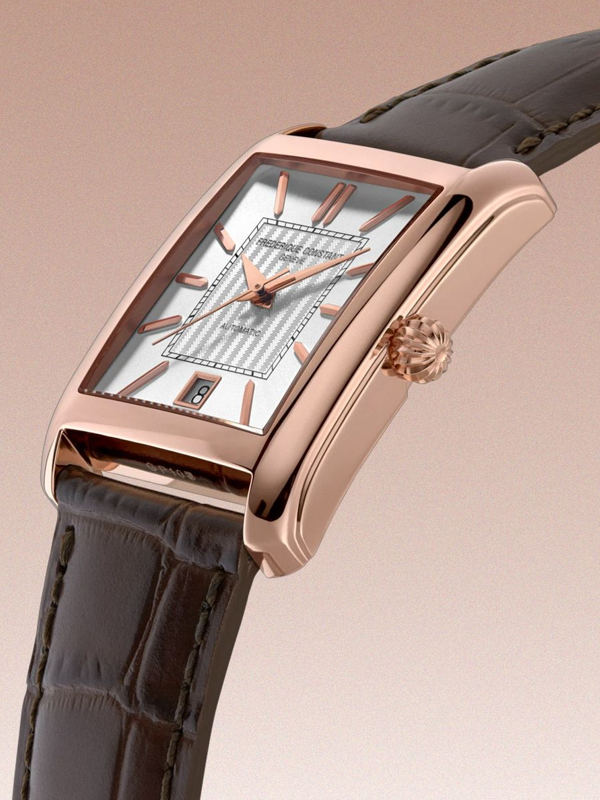 Frédérique Constant Classics Carrée Automatic FC-303V4C24 — Nuovo, Full Set