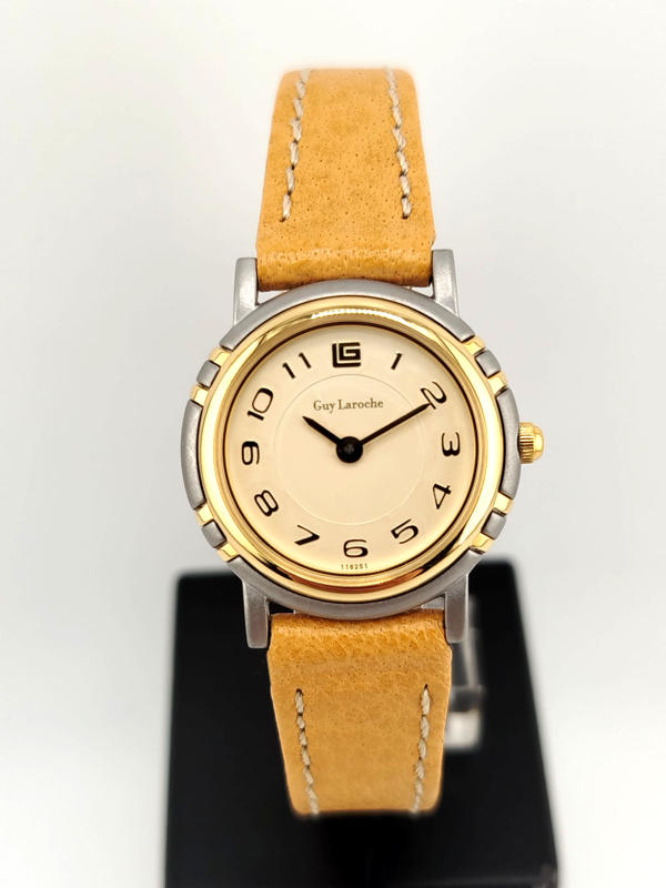 Guy Laroche Paris Orologio Vintage NOS - Haute Couture Francese