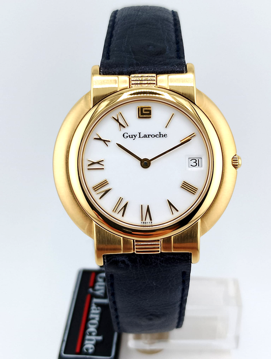 Guy Laroche Orologio Vintage Anni 80 NOS Full Set