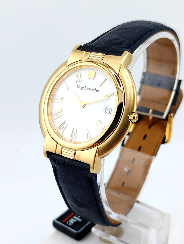 Guy Laroche Orologio Vintage Anni 80 NOS Full Set