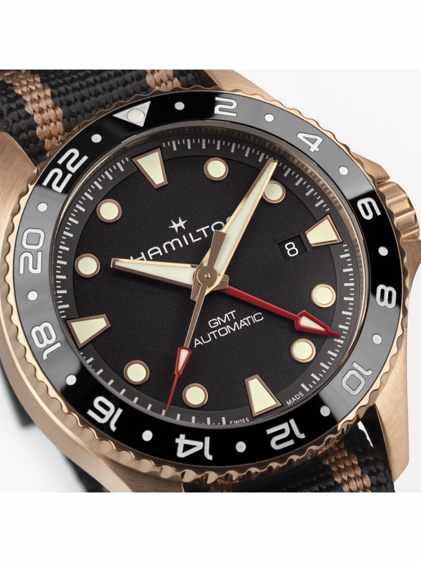 Hamilton Khaki Navy Scuba GMT Automatic 43mm – Cassa in Bronzo NUOVO FULL