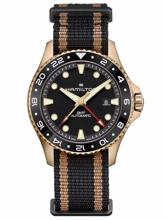 Hamilton Khaki Navy Scuba GMT Automatic 43mm – Cassa in Bronzo NUOVO FULL