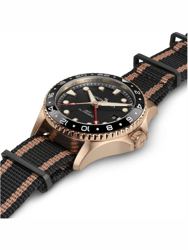 Hamilton Khaki Navy Scuba GMT Automatic 43mm – Cassa in Bronzo NUOVO FULL