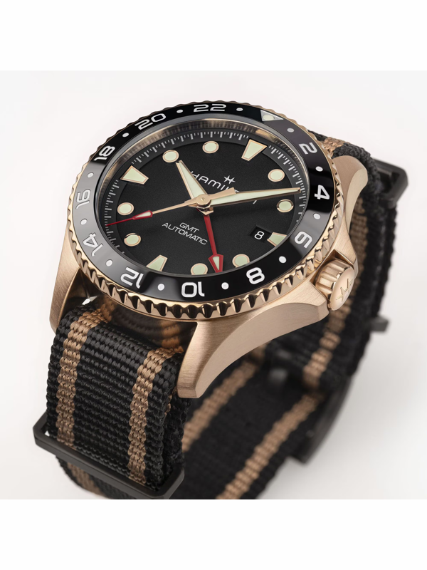 Hamilton Khaki Navy Scuba GMT Automatic 43mm – Cassa in Bronzo NUOVO FULL
