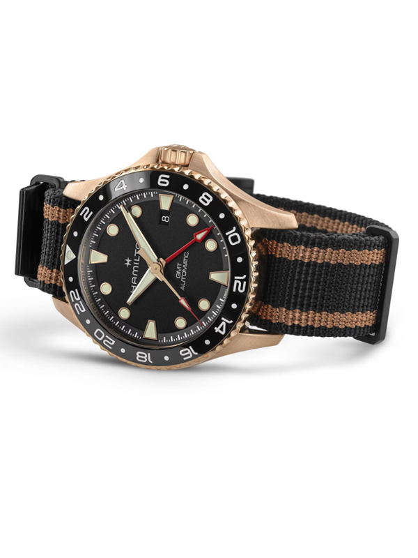 Hamilton Khaki Navy Scuba GMT Automatic 43mm – Cassa in Bronzo NUOVO FULL