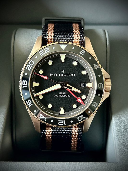 Hamilton Khaki Navy Scuba GMT Automatic 43mm – Cassa Bronzo | Nuovo Full Set