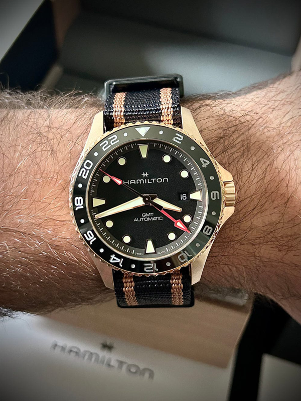Hamilton Khaki Navy Scuba GMT Automatic 43mm – Cassa Bronzo | Nuovo Full Set