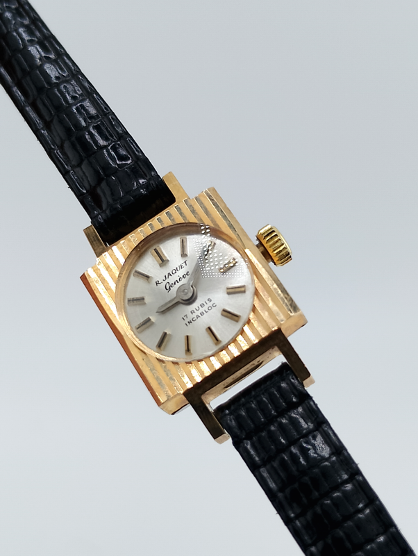 Jaquet Genevè mini orologio da Donna New Old Stock 1960's NUOVO NOS