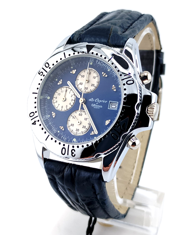 Altanus Genève "Le Caprice" Chrono Acciaio Nuovo Full Set