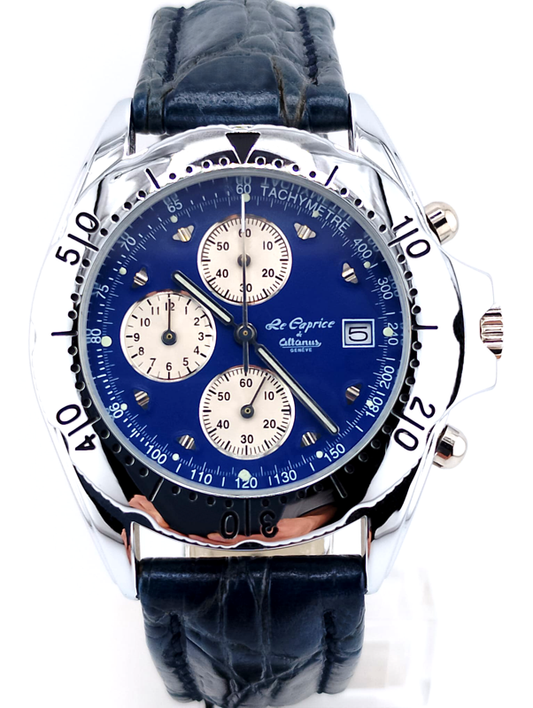 Altanus Genève "Le Caprice" Chrono Acciaio Nuovo Full Set