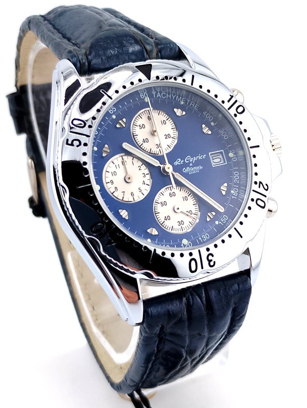 Altanus Genève "Le Caprice" Chrono Acciaio Nuovo Full Set