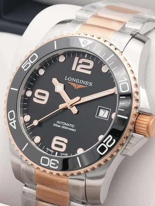 Longines HydroConquest 41mm Quadrante Nero Ref. L3.781.3.58.7 – Nuovo Full Set
