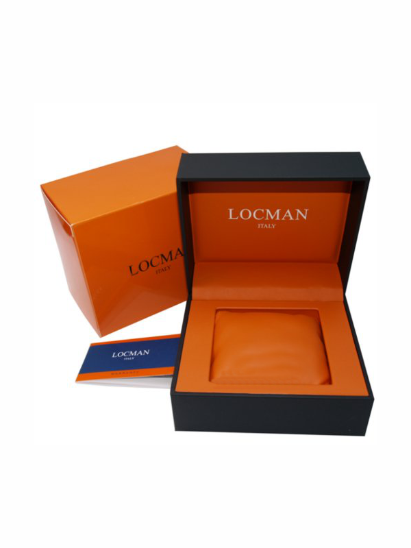 Locman Toscano Automatico 42mm da uomo — Quadrante Bianco Ref. 0590V12-00MWPSW | Nuovo con Box