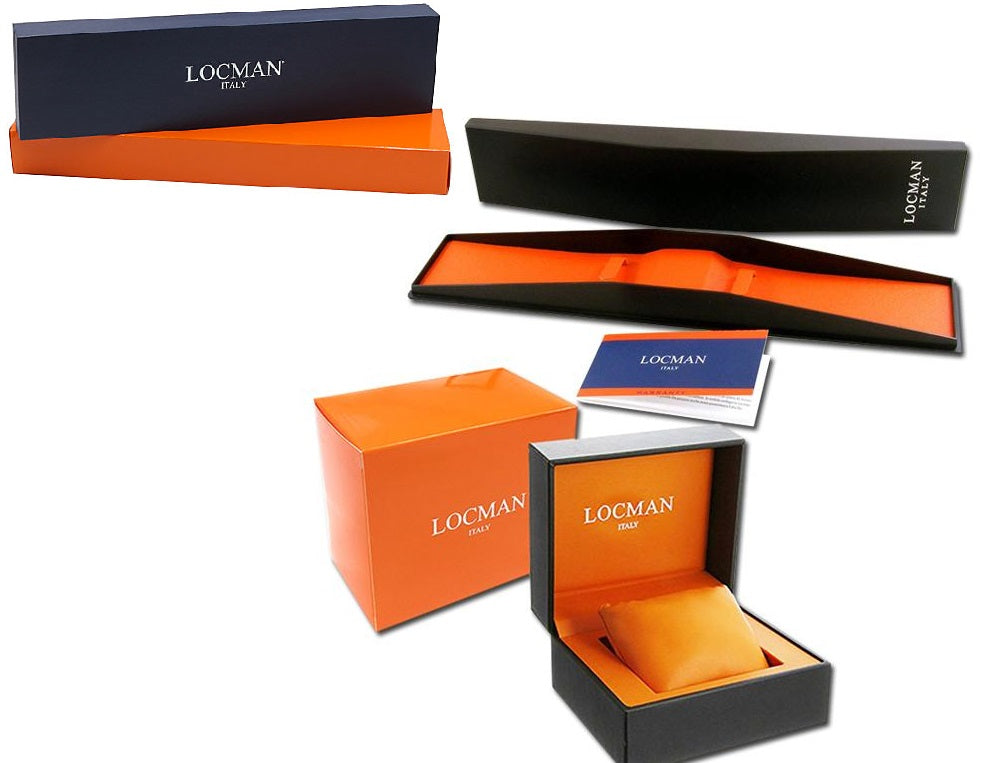 Locman Toscano Automatico 42mm uomo — Cassa IP Oro, Quadrante Madreperla Ref. 0590V13-0RMKPSK | Nuovo con Box