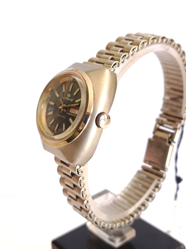 Lorenz Oblo Donna Anni 70 Automatico NOS - Nuovo Mai Indossato Design Italiano