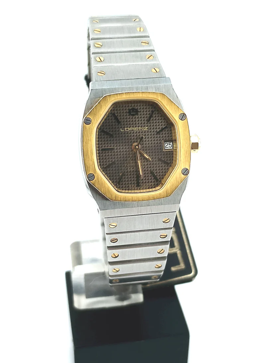 Lorenz Ottagono Donna Acciaio Oro - NOS Swiss Made con Garanzia