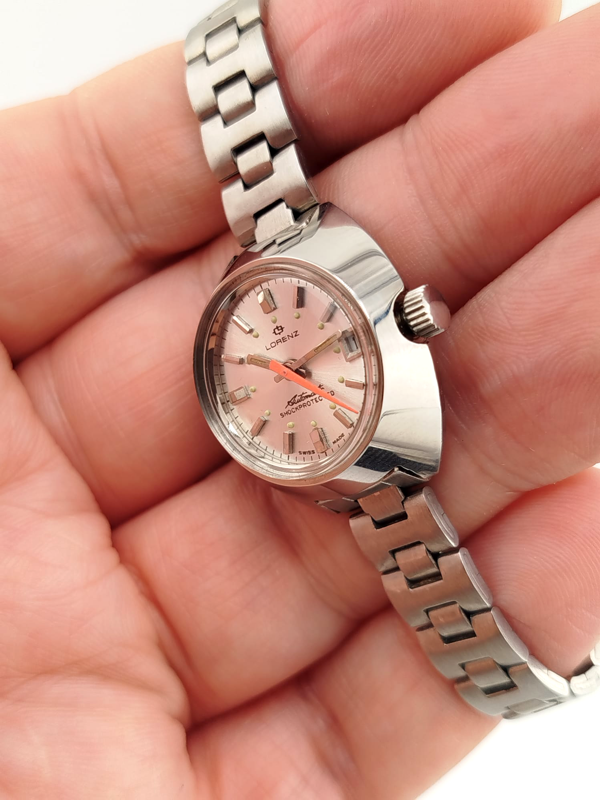 Lorenz Lady Automatico Steel Ref. 64202 NOS Vintage 1970s - NUOVO