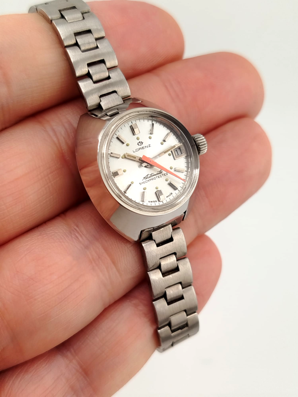 Lorenz Lady Automatico Steel Ref. 64202 NOS Vintage 1970s - NUOVO